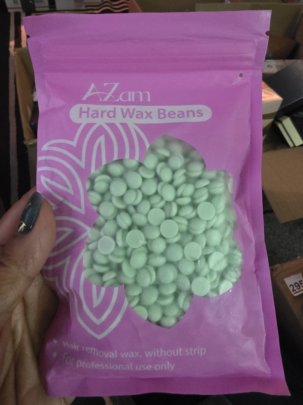 Hard Wax Beans - Mint Green